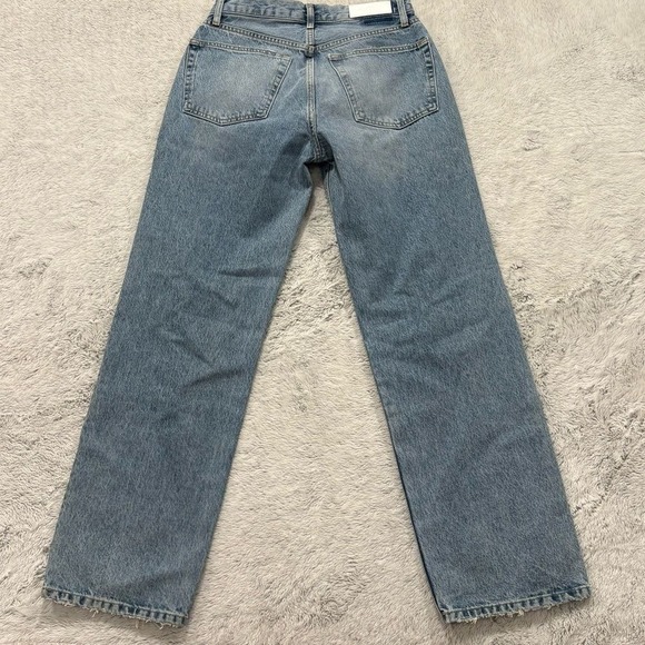 RE/DONE 90s Comfy Jean - Sunfaded Destroy Women's Size 26 Distressed NWT Revolve - Picture 9 of 14